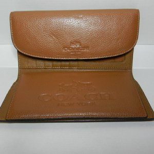Coach Women's Checkbook Wallet